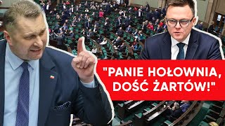 quotNiech pan nie udaje wariataquot Czarnek atakuje Hołownię dość żartów [upl. by Keryt]