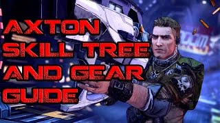 Borderlands Axton Skill Tree and Gear Guide with Demonite [upl. by Eeimaj639]