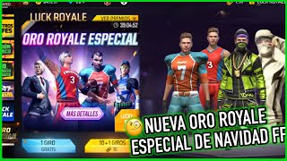 Nueva Oro Royale Especial de Navidad que Llegara a Free Fire Latam 🎁😎  JORGEPLAYED [upl. by Reiniar466]