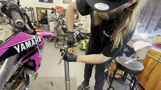 How to Racetech Spring Conversion  Dirtbike Suspension [upl. by Freberg]