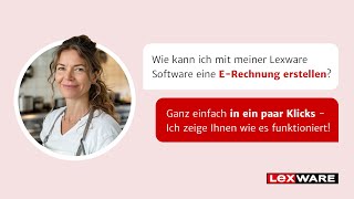 ERechnung erstellen und versenden mit Lexware [upl. by Bosch234]