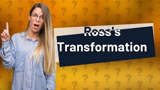 How did Ross lose so much weight [upl. by Lacee]