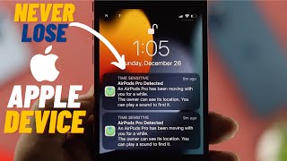 iOS 16 quotNotify When Left Behindquot  Never Lose Your Apple Devices Turn ONOFF [upl. by Toolis]
