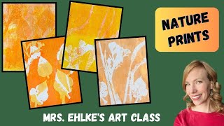 Nature Printmaking with a Gelli Plate [upl. by Mccurdy]