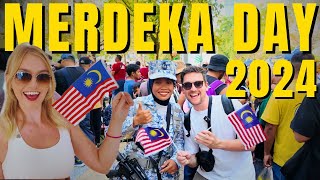 MERDEKA 2024  Brits First Malaysian Independence Day Celebration in Putrajaya Square Kuala Lumpur [upl. by Charmain]