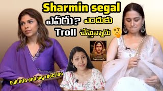 why is sharmin segal getting trolled Heeramandi lead [upl. by Aihceyt]