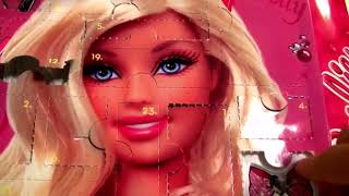 Barbie advent calendar Christmas review by Disneycollectorbr [upl. by Ahsehyt]