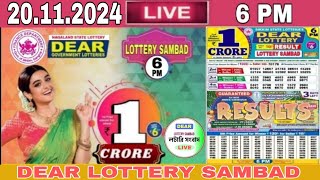 Lottery live Dear Lottery Sambad result 8pm today 19112024 Nagaland state Lottery live [upl. by Farnsworth]