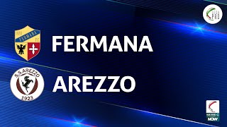 Fermana  Arezzo 23  Gli Highlights [upl. by Nonnair]