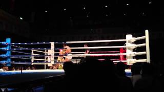 2013915 MFight Kaew Fairtex vs 梅野源治 1R [upl. by Obediah514]