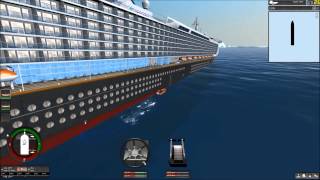 SHIP SIMULATOR EXTREMES  GAMEPLAY SINKING MS OCEANA [upl. by Claudetta]