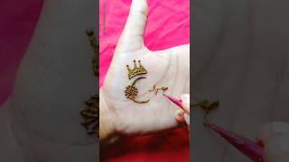 quotCquot letter mehndi design ❤️viralvideo trending mehndi videos shots [upl. by Hagi]