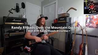 MXR Randy Rhoads Distortion  Over the Mountain Guitar Solo Cover [upl. by Red230]