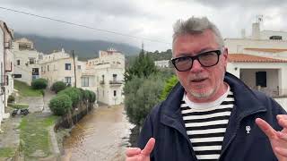 Flooding Hits Cadaqués Torrential Rain Causes Severe Disruption in Spanish Coastal Town [upl. by Chari187]