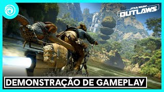 Star Wars Outlaws Demonstração Oficial da Gameplay  Ubisoft Forward [upl. by Cnut]