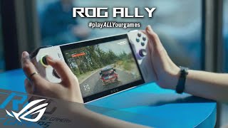 ROG Ally Product Video  All Your Games Anytime Anywhere  ROG [upl. by Neryt]