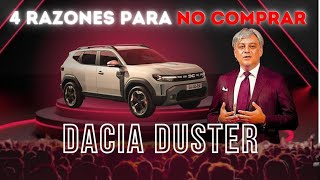 4 razones para no comprar dacia duster 2024 [upl. by Nnaeirrac]