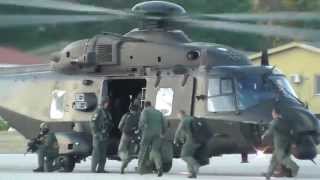 Athens Flying Week 2014 HAA NH90 and Commandos [upl. by Noillimaxam384]