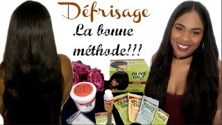 Comment se défriser les cheveux soismême  LA BONNE MÉTHODE [upl. by Melody]