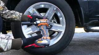 Ridgid Gen5X Impact Driver 20ah vs 40ah Battery Lug Nut Challenge [upl. by Inama823]