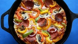 Easy Pan Pizza  Foolproof No Knead Crust  Make It Overnight or Same Day [upl. by Anerul]