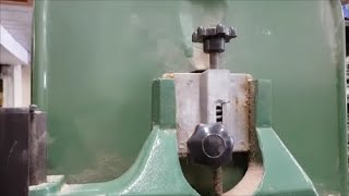 Fixing Top Wheel Sliding Tension Bracket On 14quot Bandsaw EthAnswers [upl. by Fenella]