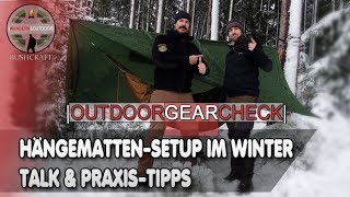 Hängematte im Winter Setup Im Winter Praxis Tipps [upl. by Sumer]