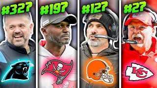 Ranking All 32 NFL Head Coaches of 2022 from WORST to FIRST [upl. by Socha563]