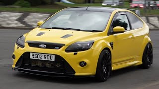 BEST of FORD FOCUS RS amp ST Mk2 EXHAUST SOUND Compilation 2021 [upl. by Yldarb]