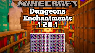 NEW Dungeons Enchantments Mod  Minecraft 1201 Mod Showcase [upl. by Nylareg]