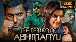 The Return of Abhimanyu Irumbu Thirai 2024  Full Hindi Dubbed Movie  Vishal Samantha Probhu [upl. by Aizan]