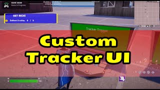 UEFN  Custom Tracker UI [upl. by Odlaw]