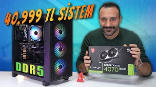 ÜST SEVİYE MSI RTX 4070 SUPERLİ DDR5 PC TOPLAMA 🔥 MODART X21 [upl. by Ensoll]