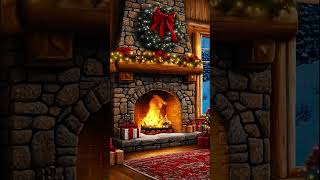 Cozy Christmas Fireplace Ambience 🔥Peaceful Christmas Background [upl. by Pavlish]