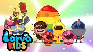 NEW SURPRISE EGGS  LARVA RANGERS  EGG SONG  SUPER BEST SONGS FOR KIDS  LARVA KIDS [upl. by Niatirb]