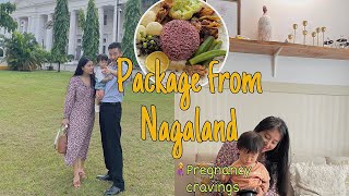 Package from Nagaland by Mom  Pregnancy Cravings 🤰 Cooking smoked pork [upl. by Ellicul133]