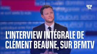 Linterview intégrale de Clément Beaune sur BFMTV [upl. by Morganne677]