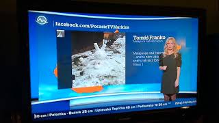 Počasie TV Markíza  312018 [upl. by Xonnel]