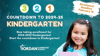 Countdown to Kindergarten Enrollment for the 20242025 school year [upl. by Lianne572]