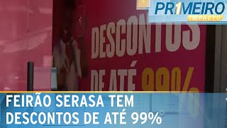 Feirão Serasa limpa nome começa neta 3ª feira em São Paulo  Primeiro Impacto 071123 [upl. by Armillas]