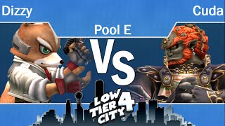 LTC4  Dizzy Fox vs Cuda Ganon Pool E  PM [upl. by Aronson]