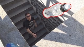 RETO DE LA BOTELLA DE AGUA EXTREMO 3  Water bottle flip challenge [upl. by Junette]