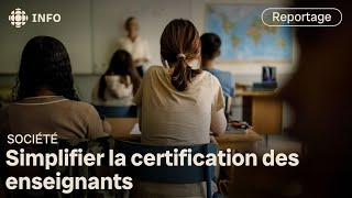 Procédure de certification simpliée pour des enseignants [upl. by Abdel]