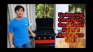 CharBroil Gas2Coal Hybrid 4 Burner BBQ Grill [upl. by Wing]