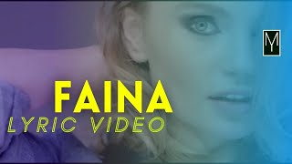 Akcent  Faina  Lyric video [upl. by Ilecara]