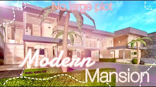 Bloxburg  No Large Plot  Modern Mansion [upl. by Seys]