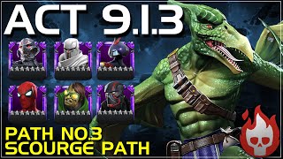 MCOC Act 913  Path 03  The Scourge Path  Warlock Vs Sauron  2024 [upl. by Fitzhugh]