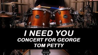 TOM PETTY  I NEED YOU  LIVE FROM THE CONCERT FOR GEORGE HARRISON  DRUM COVER [upl. by Sheffield409]