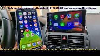 MERCEDES C W204 ANDROID NAVIGATIE APPLE CARPLAY [upl. by Pastelki]