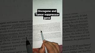 Cancer Oncogenes and Tumor Suppressor Genes shortsfeed genetics biology shorts [upl. by Leahcimsemaj883]